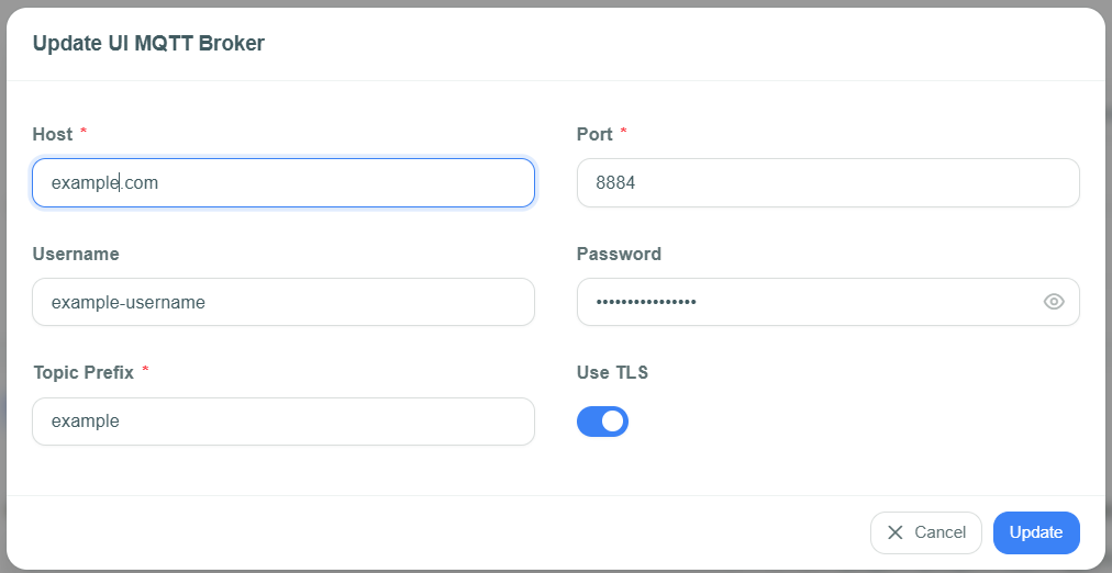 MQTT Broker Configuration