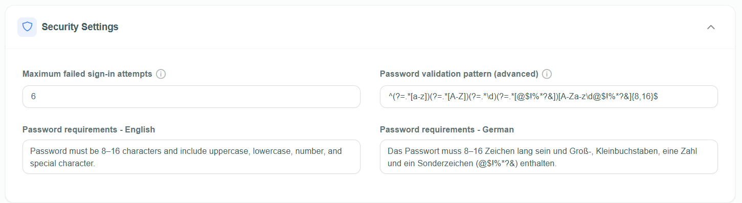 Security Policies